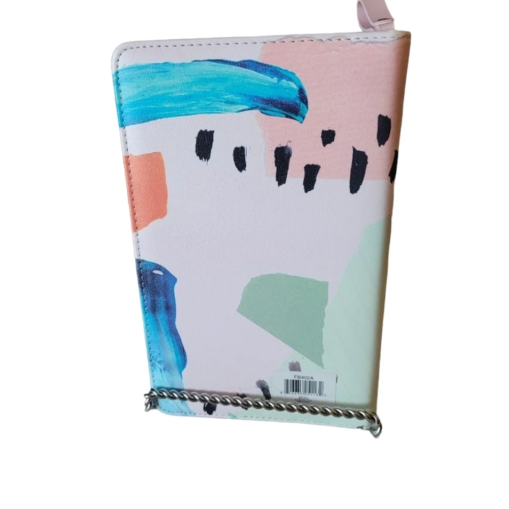 True Story Faux Leather Zip Around Closure Notebook New without Tags